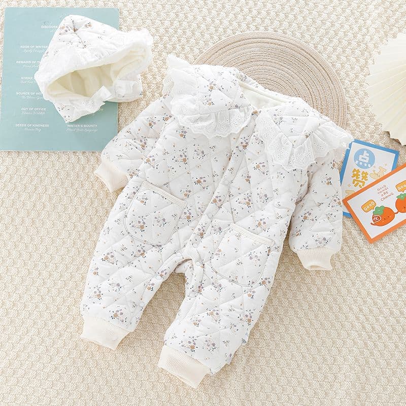 Baby Bodysuit Thickened And Warm For Autumn And Winter