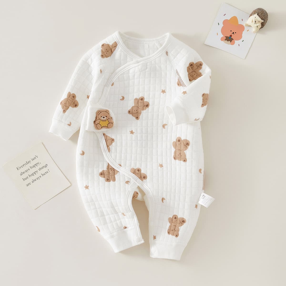 Baby's Thin Cotton Warm Jumpsuit Baby Romper